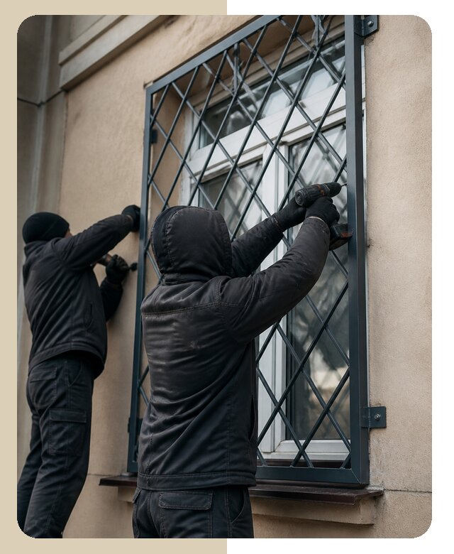 Установка антивандальных решеток на окна в Озёрске